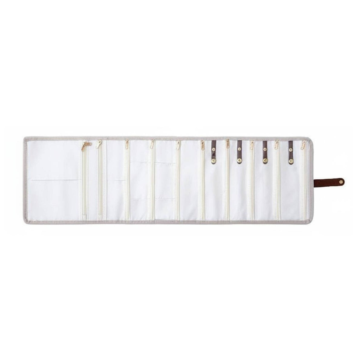 Vacation Jewelry Organizer Multi-Compartment Portable Jewelry Case Lightweight Untangled Necklace Holder for Vacation