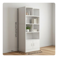 Multi-Tier Display Cabinet Sturdy Construction for Living Room, Study