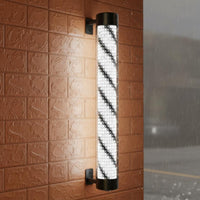 Waterproof LED Barber Pole Wireless Controlled Rotating Barber Shop Light High Brightness Red White Blue Pole Light Multi-Color for Barbers, Hair Stylists, Outdoor