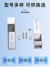 寒霜轻型吊架冷库配件垂直轨道滑轮静音微型家具承重轮支撑