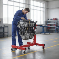 Rotating Engine Stand Stable Engine Stand with Wheels Rust Resistant for DIYers