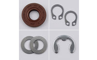 6 Pieces Shaft Seal Kit with Washers Compatible Snap Fastener Hardware for Appliance Servicing
