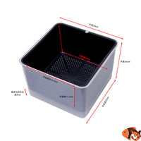 Turtle Isolation Box with Lid, Multifunctional Turtle Box for Juvenile Turtles, Layered Drainage and Escape-Proof