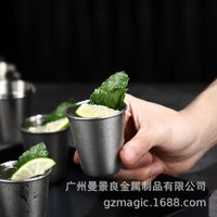 304 Stainless Steel Mini Shot Glass Portable Outdoor Cup for Bar and Travel
