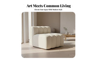 Unstructured Sectional Sofa Wabi-Sabi Aesthetic Configurable Couch Double-Sided Minimalist for Interior Designers