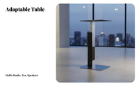 Rolling C-Table Minimalist and elegance Household Furniture Adjustable Height