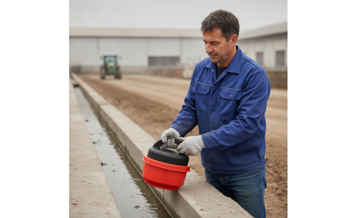 Leak-Proof Manure Drain Plug Heavy-Duty Livestock Drain Plug Long-Lasting Hardware Reusable for Farmers, Pig Housing, Barns