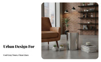 Metal Cube Seat Industrial Design Commercial Furnishing Minimalist Design