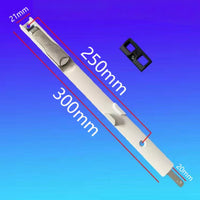 Aluminum Alloy Thermal Break Casement Door Fenestration Hardware Kit, Integrated Top and Bottom Latch, Easy Installation