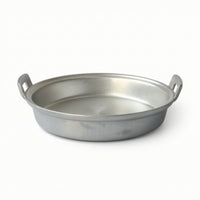 Aluminum Frying Pan Sturdy Pan with Side Handles Smooth Skillet for Home Cooks