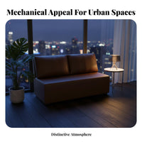 Factory-inspired aesthetic Bar Set Retro Design Restaurant Seating Upholstered Sofa Easy to Clean for Lounge