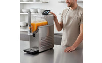 Automatic Cleaning Slush and Soft Serve Machine Multi Function Slush Machine Small Size Soft Serve Ice Cream Creator Stainless Steel for Home, Party