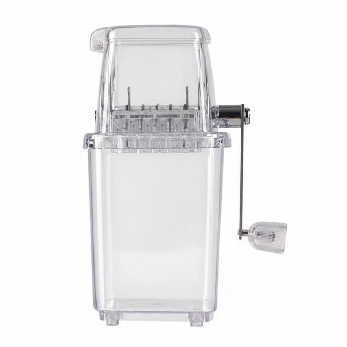 Manual Ice Crusher Simple Manual Crank Ice Crusher Stainless Steel Shaving Components Kitchen Tool for Bar