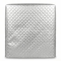 Cotton Padded Heat Pump Cover Diamond-Stitched Air-Conditioning Cover