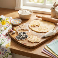 Easter Cookie Food Grade Easter Cookie Set Easy to Use Fondant Press Press for Crafters, Holiday Celebrations, Family Gathering