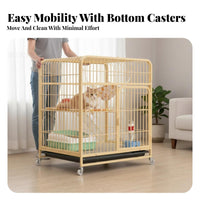 Multimulti-Tier Feline Condo Spacious Design Multimulti-Tier Feline Playpen Multiple Entry Doors Quick Setup for Indoors