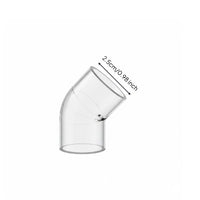 Clear Aquatic Aquarium Water Pipe High Clarity Transparent Acrylic Pipe
