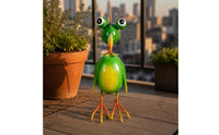 Metal Bird Sculpture Outdoor Decoration Bird Statue 3D Design for Balcony, Patio