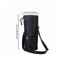 Safeguarding Water Bottle Sleeve with Strap Adjustable Bottle Carry Case with Pocket Soft-Sided Holder Handsunrestricted for Travelers