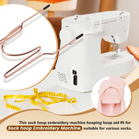 Embroidery Hoop Set for Socks and Cuffs for Sewing Machines