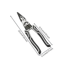 High-Hardness Wire Stripper with Crimper Non-Slip Pliers with Wire Stripper Multifunctional Multifunction Pliers Compact for Home Repairs