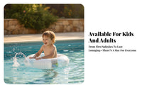 Transparent Inflatable Swim Float | Lightweight and Portable Design, Inflatable Pool Tube, for Beach
