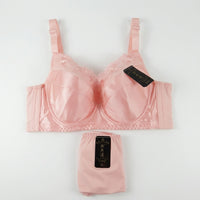 Lingerie Set with Full Coverage Bras for Women and Matching Underwear, Plus Size Support with Adjustable Straps for Everyday Wear