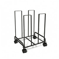 Metal Cardboard Box Organizer with Wheels Space-Saving for Stockroom, Artists