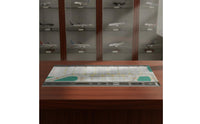 Airport Layout Mat with Landing Strip Realistic Airport Display Base Large Board for Aviation Diorama