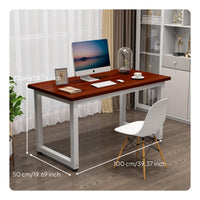 Computer Desk Minimalist Design Simple Office Desk Versatile Study Writing Table for Home Workers, Professionals, Bedroom, Dorm Room
