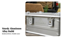 Stackable Storage Box long-lasting Stackable Gear Crate sturdyDuty for Outdoors, Home
