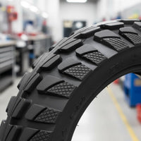 Never Flat 10x2.70-6.5 Solid Tire Shock-Absorbing Solid Scooter Tire High-Grip Tread Pattern