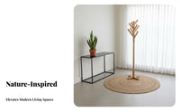 unrestrictedstanding Treedesign Coat Rack Floor-Standing Tree-Shaped Clothes Holder Multi-Hook Garment Stand Space-Saving for Families, Homeowners, Office Workers, Entryway, Hallway, Bedroom, Living Room