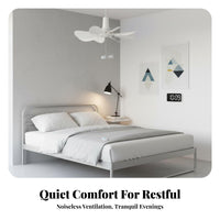 Quiet Operation Dormitory Bed Fan Compact Design Small Hanging Fan Strong Wind Cooling Appliance Easy Installation for Students, Kids, Bedroom, Office