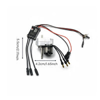 Metal Gearbox Brushless Motor High Rotational Force Low Range Steel Gears