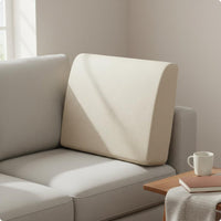 Sofa Back Cushion Even Surface Rectangular Backrest Cushion Khaki