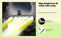 High-Brightness Hidden Light Bar, IP68, Universal 12V-24V