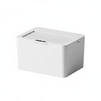 Infrared Trash Receptacle Tabletop Desktop Trash Receptacle Compact