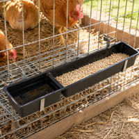 Hanging Feeding Trough for Horses, Made of Durable Plastic, Large, For Stalls and Barns