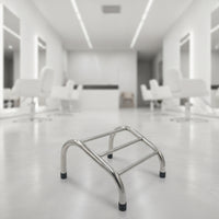 Salon Chair Footrest Replacement Stainless Steel Shampoo Chair Footrest Furniture Stable Non-Slip for Hair Stylists, Barbershops