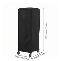 Bread Rack Cover Tall Wheeled Rack Cover Rectangular
