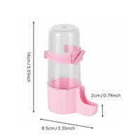 Automatic Bird Water Dispenser Large Capacity Hanging Bird Feeder Thickened Material Pet Supply for Aviary