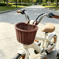Handlebar Storage Basket Strap-on Front Bike Basket Lightweight for Commuting