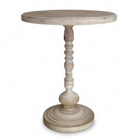 Round Pedestal Table Refined for Living Room, Bedroom