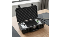 Shock Absorbing Sponge Shock-Absorbing Lining Hard Shell Console Case Wear Resistant Shielded Travel Case Precision Fit Handheld Game Storage Box for Gamers, Outdoor