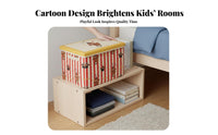 Foldable Toy Chest Foldable Storage container With Lid for Bedroom, young children, Girls