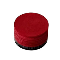 2Pcs 14mm PU Leather Cue Tip Medium Hardness Multi-Layer Billiard Tip Holds Chalk Well Billiards Accessory