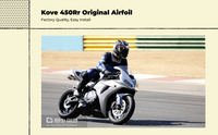 Durable motorcycle wind deflector
