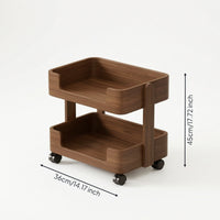 Rolling Storage Rack Easy to Move Furniture Sturdy for Laundry Room, Bathroom