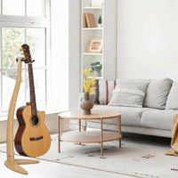 Guitar Stand Holder with Padded Cradle Stable Wooden Guitar Stand Sturdy for Music Studio